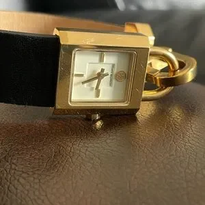 Tory Burch Surrey Black Leather Strap Women\'s Watch 40.84g Tory Burch | Accessories | Tory Burch Surrey Black Leather  main image 2